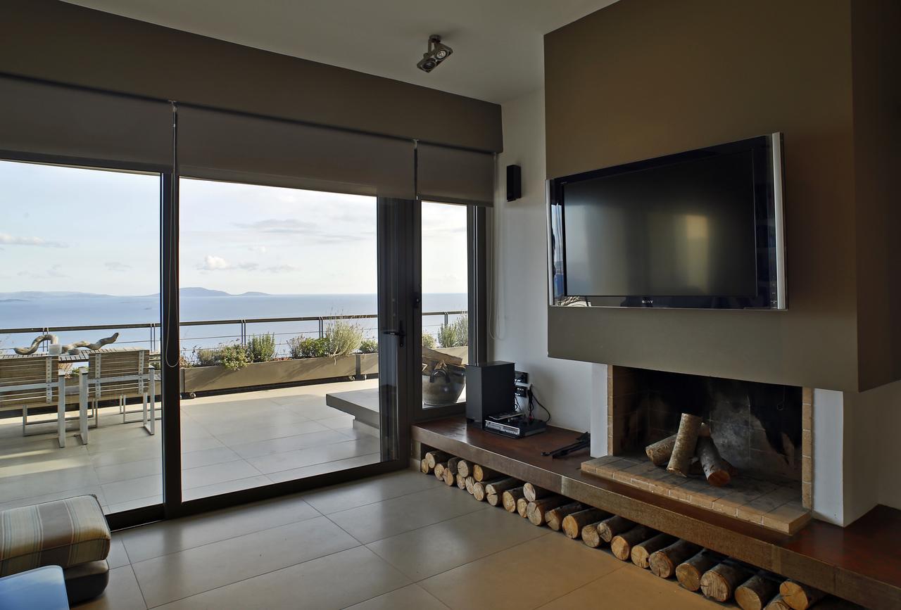 شقة Seaview Penthouse Schinias Marathón المظهر الخارجي الصورة