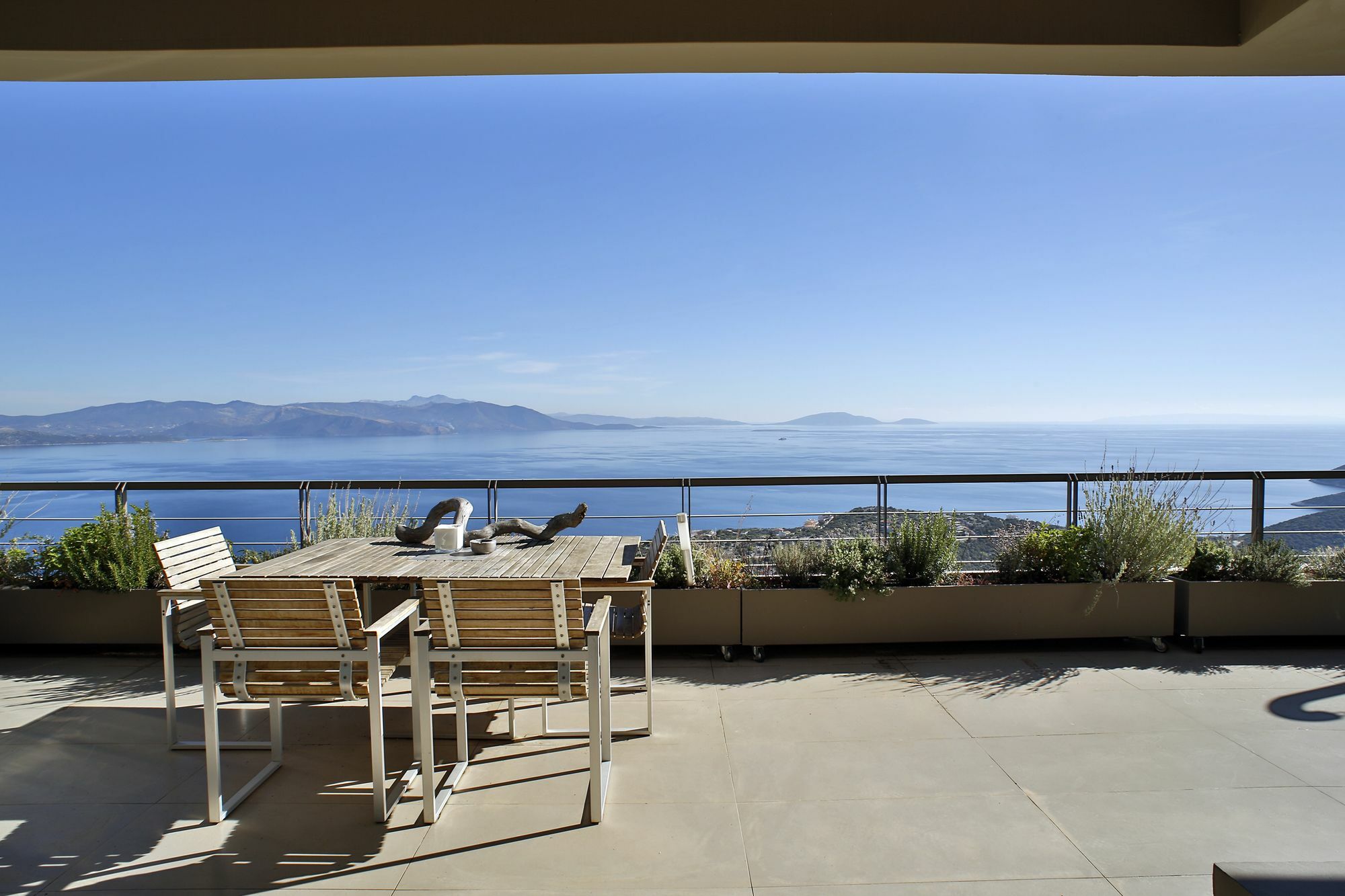 شقة Seaview Penthouse Schinias Marathón المظهر الخارجي الصورة